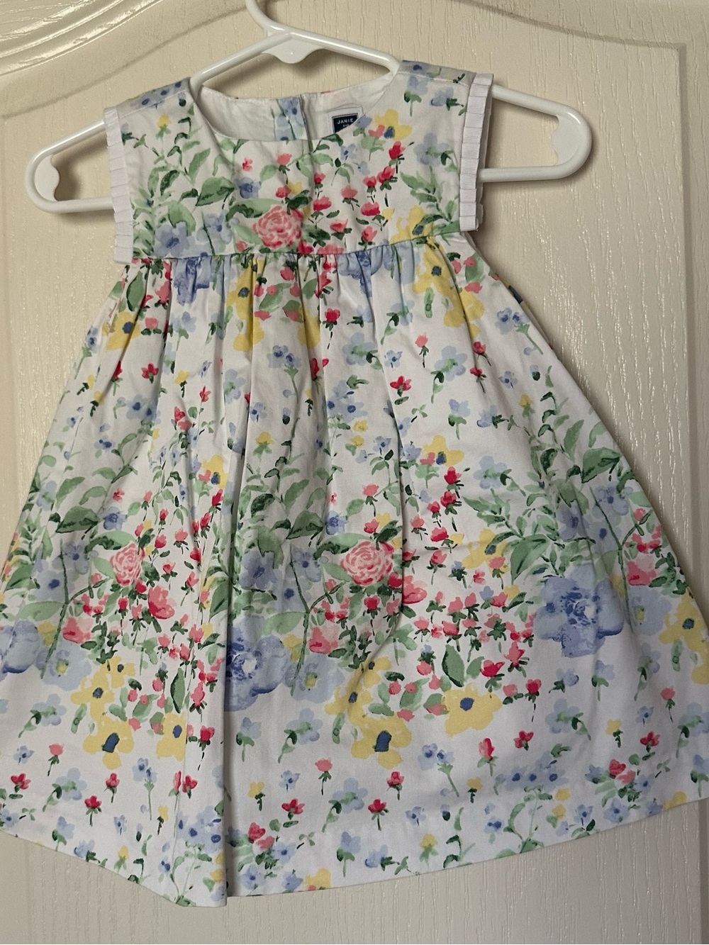 Janie and Jack Baby Floral Dress 6–12 Months Spring Summer